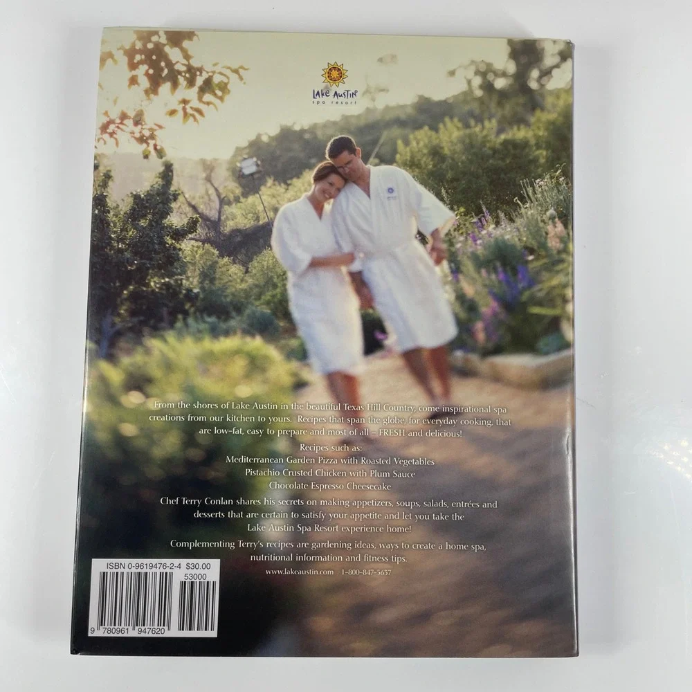 Fresh Healthy Cooking Living Lake Austin Spa Resort Terry Conlan Cookbook